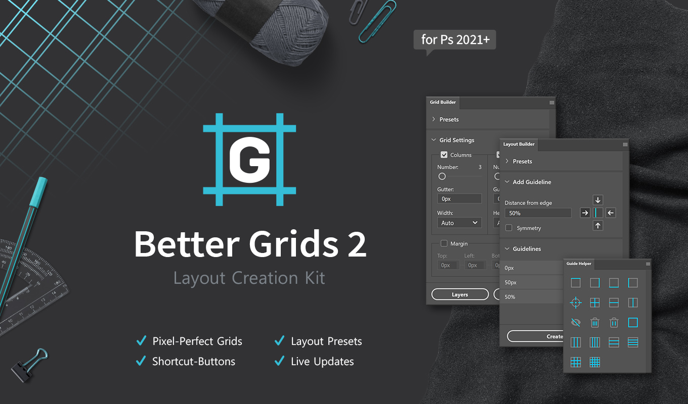 Better Grids PS 参考线辅助线插件汉化版下载